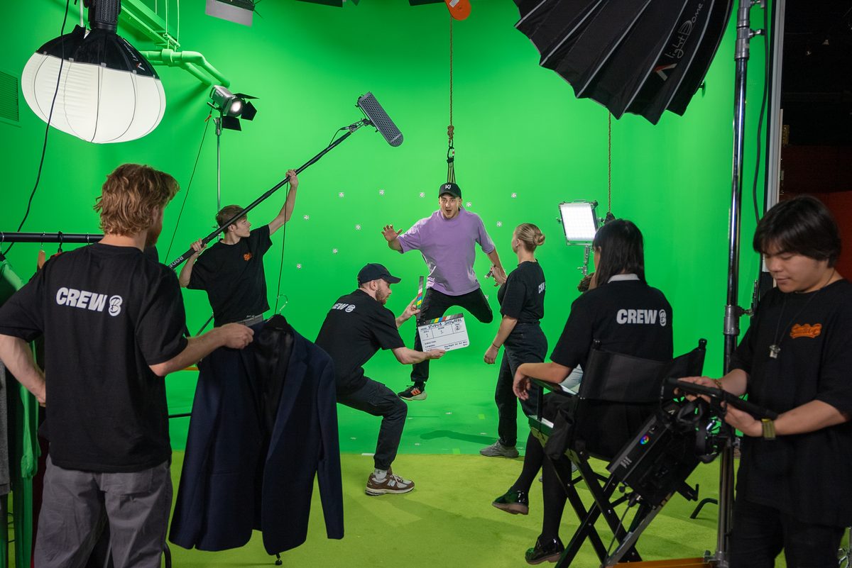 Studio B production scene